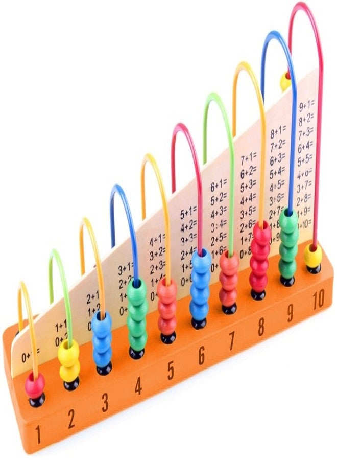 Abaj 10-Grade Multicolor Wooden Counting Abacus Frame for Kids Ages 3+ Years - Image 1
